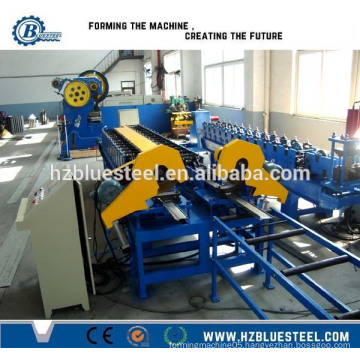 Best Selling Full Automatic Rolling Door Forming Machine / Door Framing Roll Forming Machine With Saw Cutting